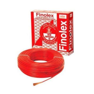 Finolex Red 0.50 sq mm 100mtr FR PVC Insulated Single Core Unsheathed Flexible Cable 14001