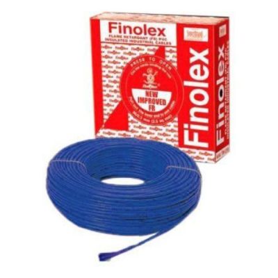 Finolex Blue 1.50 sq mm 100mtr FR PVC Insulated Single Core Unsheathed Flexible Cable 14104