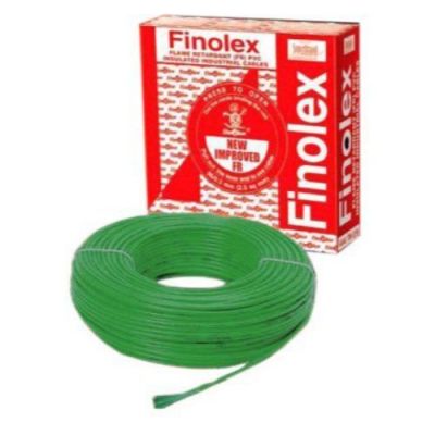 Finolex Green 25 sq mm 100mtr Single Core Heavy Duty Unsheathed Flexible Cable 14210