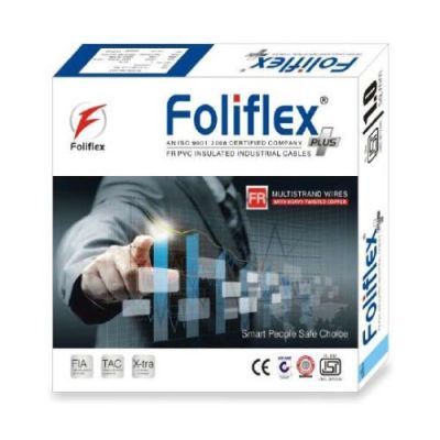 Foliflex Plus Single Core Home Wire 6.0MM-90Mtr White