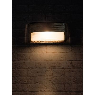 Fos Lighting Antique Hood Rectangular Bulkhead Light-40W-BH000002