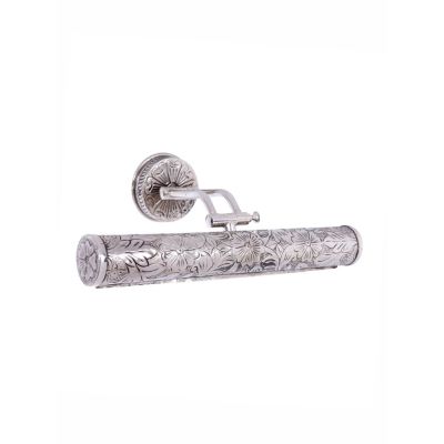 Fos Lighting Hand Carved Silver Antique Finished Small Brass Picture Light-40W-PL000008