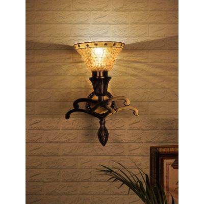 Fos Lighting Sweeping Scroll Single Wall Sconce Lamp-WL000612