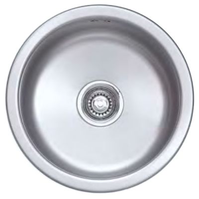 Franke Lugano LUX 610 Stainless Steel Kitchen Sink Round-Single Bowl-101.0253.181