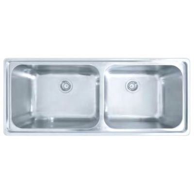 Franke Artisan RSX 620-55-48 Stainless Steel Kitchen Sink-Double Bowl-101.0536.744