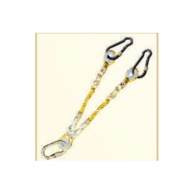 Freefall PP Rope Lanyard (One Side Hook FF-121 And Other Side Double Lanyard With Hook FF-120) - FFD-3201