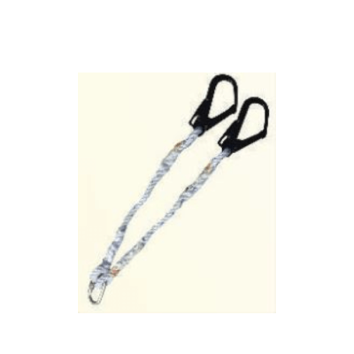 Freefall Polyamide Rope Lanyard (One Side Hook FF-121 And Other Side Double Lanyard With Hook FF-117F) - FFD-4177F