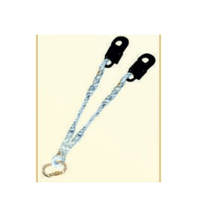 Freefall Polyamide Rope Lanyard (One Side Hook FF-121 And Other Side Double Lanyard With Hook FF-119) - FFD-4191