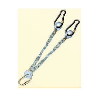 Freefall Polyamide Rope Lanyard (One Side Hook FF-121 And Other Side Double Lanyard With Hook FF-120) - FFD-4201