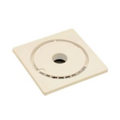 Ganga Hole White Finish 6x6Inch Floor Trap Ganga-5002-W