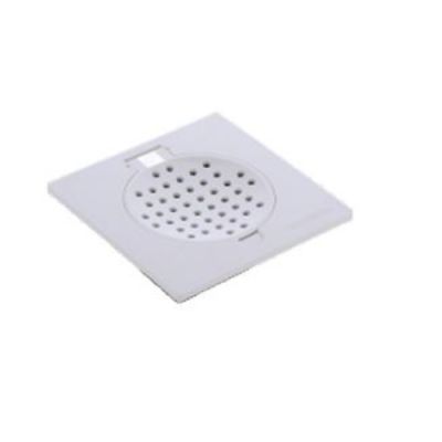 Ganga Ivory Finish 6x6Inch Heavy Floor Trap Ganga-5051-I