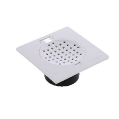 Ganga White Finish Heavy Grating Floor Trap Ganga-5052-W