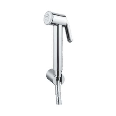 Ganga Grenito Chrome Finish PVC Health Faucet Shower 1 Mtr Tube With Abs Hook Ganga-8004