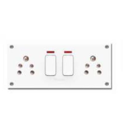 Goldmedal Essenza 10A 8X1 Switch Socket Combined with Junction Box - 09151