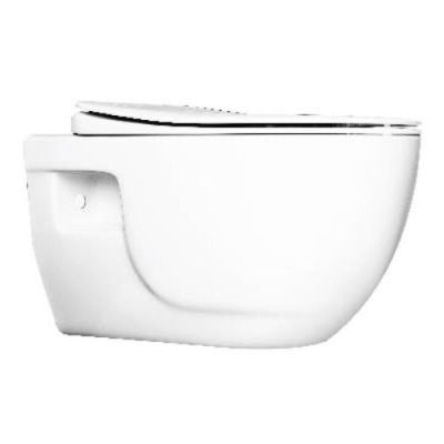 Grotto Kiev Wall Hung with UF Seat Cover with Bidet GR-21140-1 Bianco Matte
