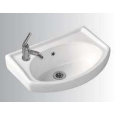 Hagar Oris 475x305x85mm White Wall Hung Wash BasinHagar-HA006001