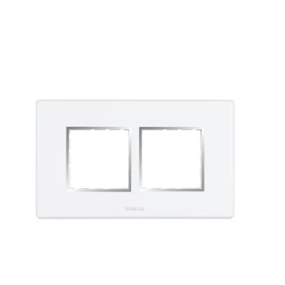Havells Frameio White Chrome 4M Front Plate