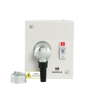 Havells 20A Three Pole Neutral Plug and Socket Board