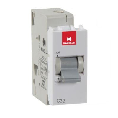 Havells Fabio Carbon C Series White 32A Single Pole Mini MCB