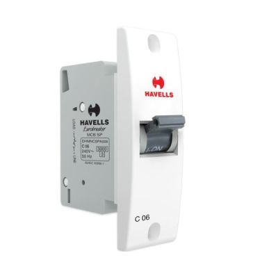 Havells 6 to 32A Single Pole C Curve Mini MCB
