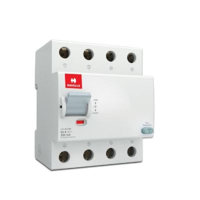 Havells 63A 300mA Four Pole A Type RCCB
