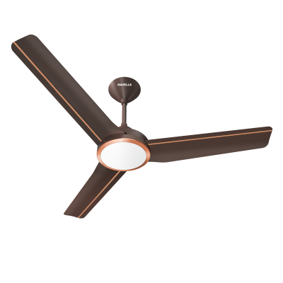Havells Trinity 1200mm Premium Underlight Ceiling Fan 74W 350RPM Dusk LT Copper-FHCTTULDLC48