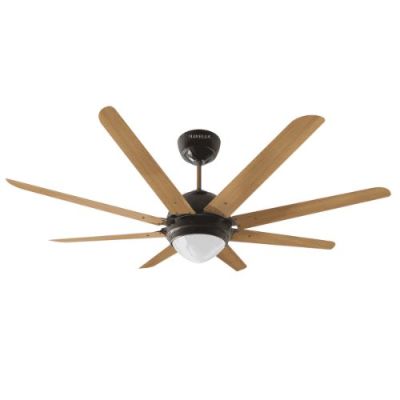 Havells Octet 1320mm Special Finish Ceiling Fan 88W 290RPM Walnut Black Nickel-FHCOCSTAWW52