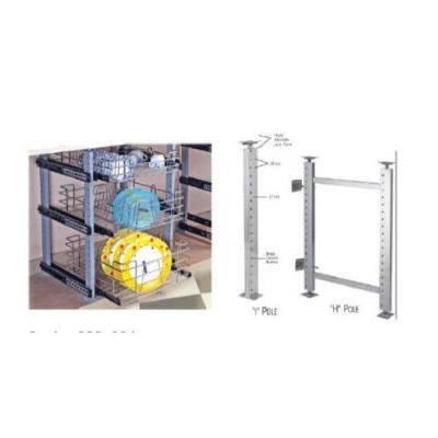 Hexa Pole Cabinet Kitchen Accessories - POLE-CAB-202-24