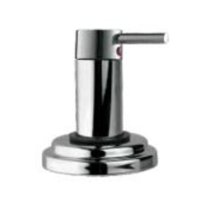 Hindware Flora Exposed Part Kit Of Flush Cock With Sleeve Handle & Adjustable Wall Flange-F280052-Chrome