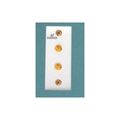 Hosper White 5 Pin Socket Hosper-H021