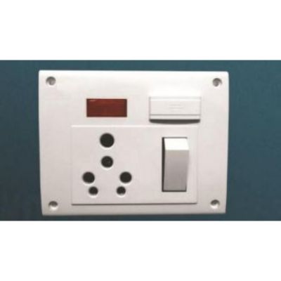 Hosper 6&16Amp White 5 In 1 Combined Hosper-H232