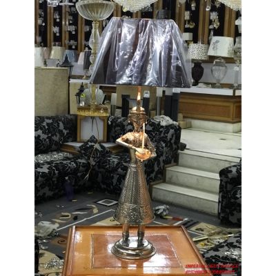 Imperial Brass 40W Sitar Doll Table Lamp-BRS-DLL-STR