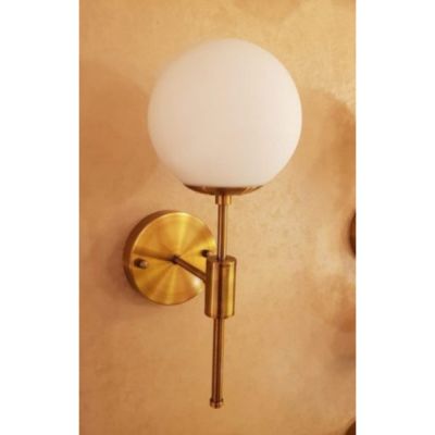 Imperial Doom Glass Metal Gold 40W Modern Single Wall Lamps-DOOM-WL