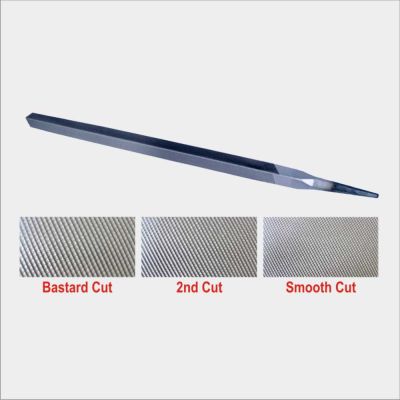 Inder 200mm Smooth Cut Three Square File P-925C