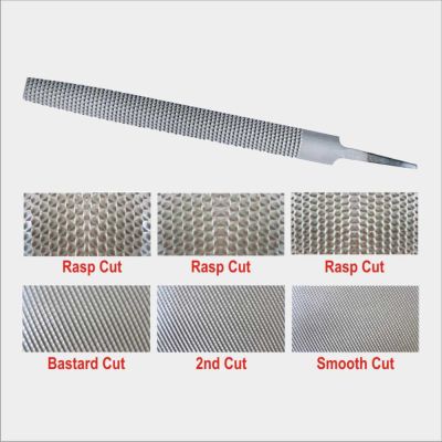 Inder 350mm 2nd Cut Half Round Wood Rasp File P-928E