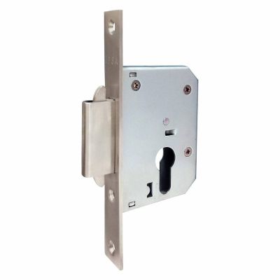 IPSA Iris ML27 Double Hook Mortise Lock Made by Steel - Silver Finish - 13440