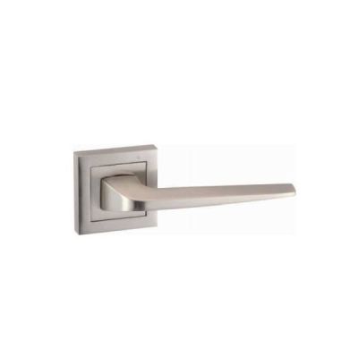 IPSA Iris Canary 60 mm S2 - Both Side Key Mortise Door Handle Lockset On Rose - FSS Finish - 14561