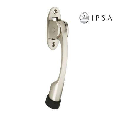 IPSA Plain Brass Door Stopper - Antique Finish - 5974