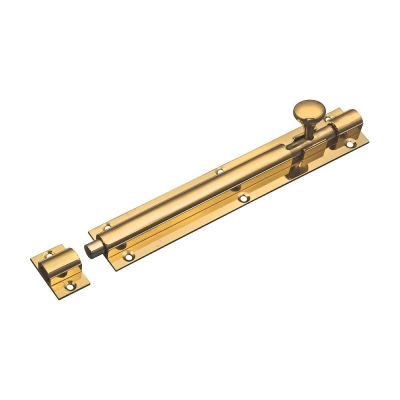 IPSA 36Inch Premium Heavy Duty Brass Towebolt Door Latch - Gold Plating Finish - 6514