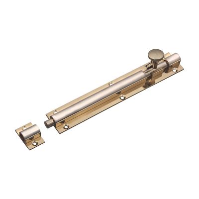 IPSA 3Inch Premium Heavy Duty Brass Towebolt Door Latch - Silver Gold Finish - 8721