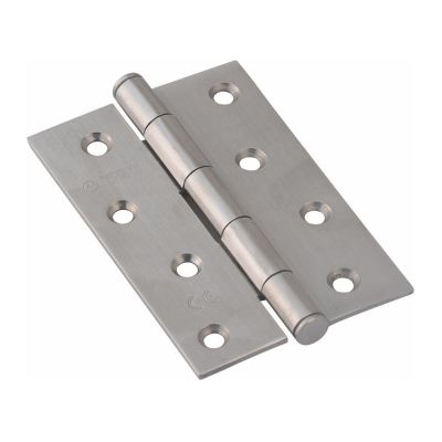 IPSA 4 Inch x 12 Gauge Stainless Steel Pin Type Butt Door Hinge - FSS Finish - H134