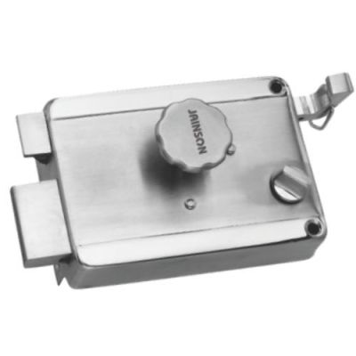 Jainson 2 Turn Rim Latch Normal Key Internal Door Lock-Ivory Finish-371