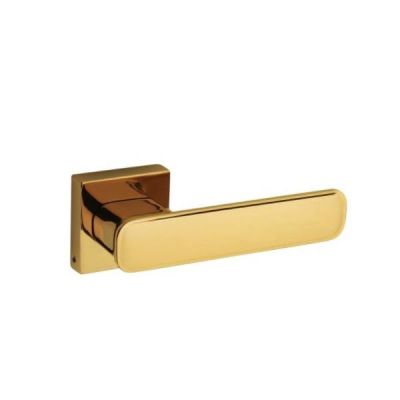 Jainson Saga Loaf Rose Mortise Handle Lock Combo Set-PVD Gold Finish-543