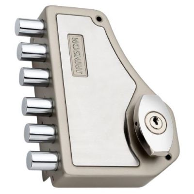 Jainson Robus T6 Steel Grey 4 Ultra Key Main Door Lock - 710-SG