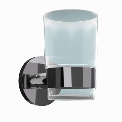 Jaquar Continental Tumbler Holder Black Chrome Finish - ACN-BCH-1141N