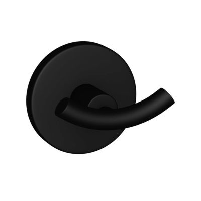 Jaquar Continental Double Coat Hook Black Matt Finish - ACN-BLM-1161N