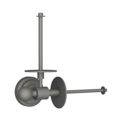 Jaquar Queen's Toilet Roll Holder Graphite Finish - AQN-GRF-7755