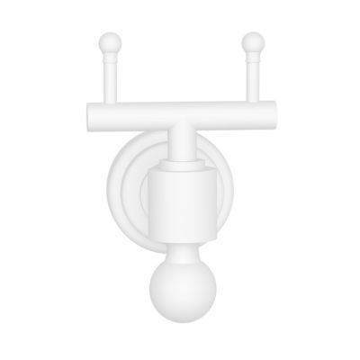 Jaquar Queen's Double Coat Hook White Matt Finish - AQN-WHM-7761
