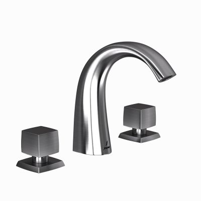 Jaquar ARC 3-Hole Basin Mixer Stainless Steel Finish - ARC-SSF-87189