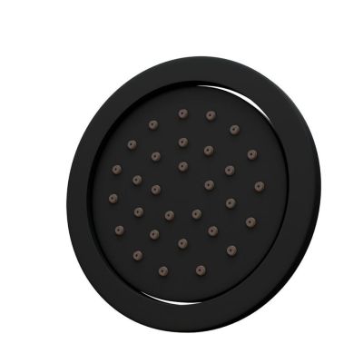 Jaquar Body Shower Dia 120mm Round Shape Black Matt Finish - BSH-BLM-1761